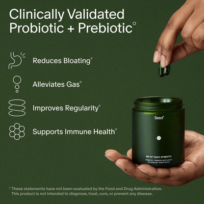 Seed DS-01 Daily Synbiotic - Adult Probiotic + Prebiotic